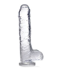 Фалоімітатор реалістичний на присосці Jock C-Thru прозорий, 25 см
