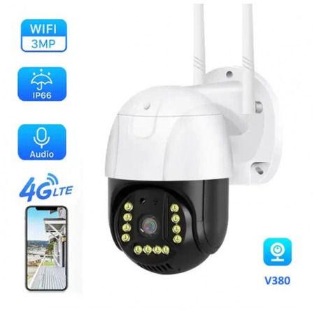 Камера відеоспостереження C15 4G PTZ 1080p V380 3MP (43297-C15_1008)