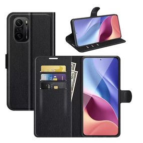 Чохол книжка з кишенями для карт на Xiaomi 11i колір Чорний