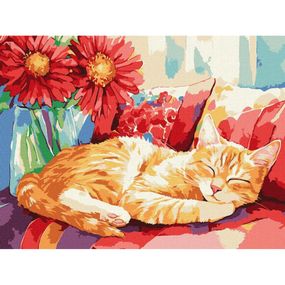 Картина по номерам "Дневной сон" ©art_selena_ua KHO6709, 30х40 см