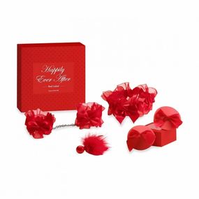 Набор аксессуаров подвязки, наручники, пэстисы Happily Ever After - RED LABELr Bijoux Indiscrets sexstyle