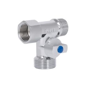 Кран приладовий кульовий Thermo Alliance Forte 1/2"х3/4"х1/2" SF186W152015