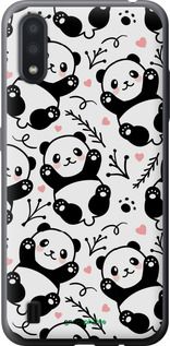 Чохол на Samsung Galaxy A01 A015F Панди "4318t-1842-2448"