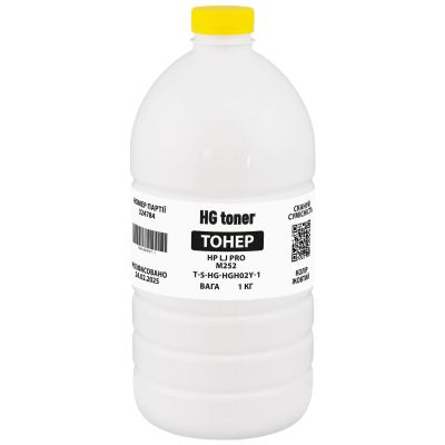 Тонер HP CLJ Pro M252 1кг, yellow HG (TSM-HGH02Y-1)