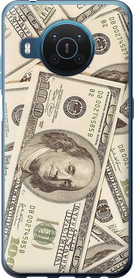 Чехол на Nokia X20 Доллары "3016u-2532-17620"