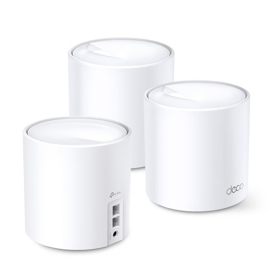 Маршрутизатор TP-Link  DECO X20 3PK AX1800 1xGE LAN 1xGE WAN MU-MIMO OFDMA MESH (DECO-X20-3-PACK) | Зображення 1
