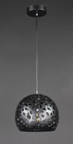 Люстра підвісна на 1 лампочку 27801 Чорний 25-200х20х20 см.