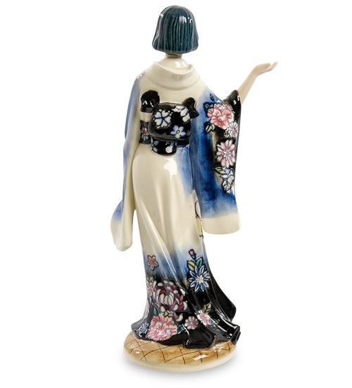 Порцелянова художня статуетка Geisha: Кіото Шовк, 31 см | Зображення 3