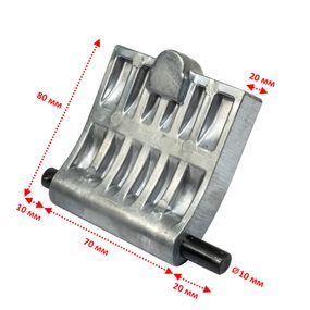 Заслінка подачі садового подрібнювача гілок Makita UD2500 (652023709)