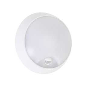 071-017-0020-010 LED світильник наст-стельов SORENTO з сутінковим датчиком і дат. руху 20W 1600Lm, білий круг.