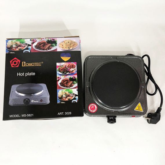 Електроплита 1000w DOMOTEC MS-5821 | Плита домашня Електроплита TG-147 настільна одноконфоркова | Зображення 8