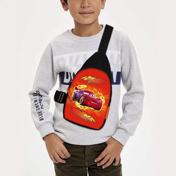 Сумка через плечо детская Тачки Молния Маккуин 29х17 см сумка слинг для мальчика (02213)