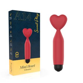 Міні-вібратор - Erospace Sweet Play Mini Heart Vibrator A14 sexstyle
