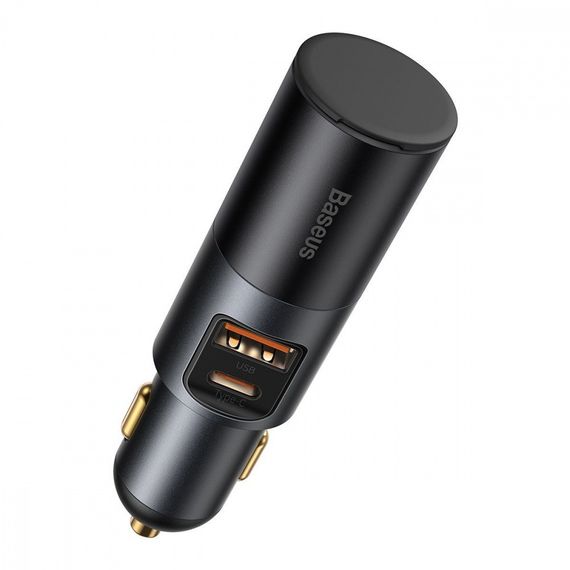АЗП Baseus Share Together with Cigarette Port USB + Type-C 120W | Зображення 5