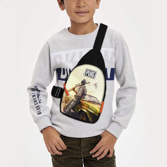 Сумка через плече дитяча PUBG:Battlegrounds 29х17 см сумка слінг для хлопчика (01957)