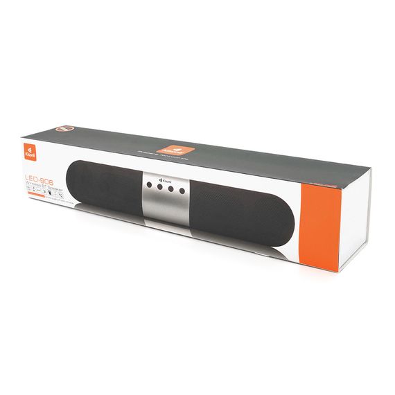 Колонка Kisonli LED-906 Bluetooth 5.0, 2х5W, 1800mAh, USB/TF/BT/FM/AUX | Зображення 1
