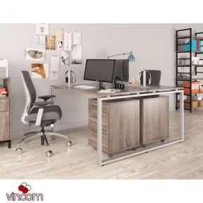 Cтол двойной Loft design Q-140 Q-140 Дуб