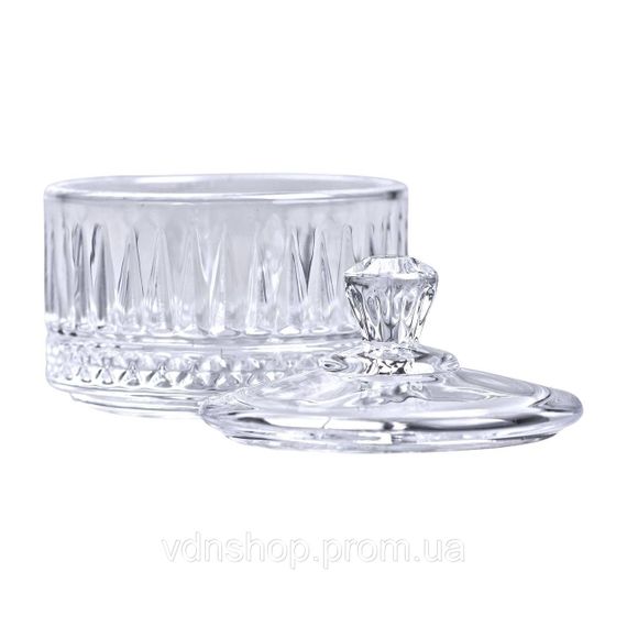 Цукерниця з кришкою Ø 6.5 см скляна HP-YH-29 | Зображення 2