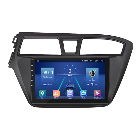 Штатная магнитола 9" Lesko для Hyundai i20 II 2014-2018 Top 6/128 4G WiFi GPS Хюндай