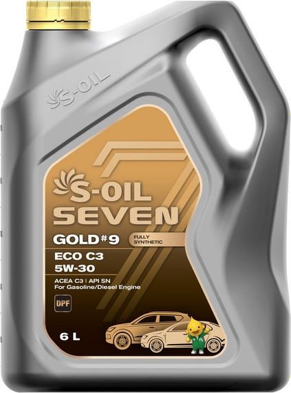 Моторна олива S-OIL 7 GOLD #9 ECO C3 5W-30 6л.