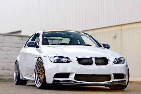 Накладка на передній бампер Lip AK-Style (для M3, Карбон) для BMW 3 серія E-90/91/92/93 2005-2011 рр | Зображення 2
