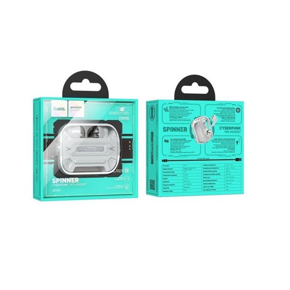 Навушники HOCO EW55 Trendy true wireless BT gaming headset Silver | Зображення 1