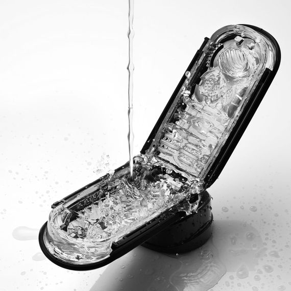 Мастурбатор Tenga Flip Zero Black, змінна інтенсивність стимуляції, розкладний Sex Aura | Зображення 5