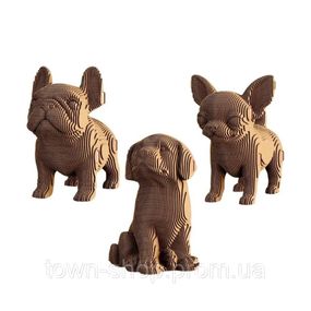 Картонный конструктор 3D Puzzle "PUPPIES TRIO" CARTPUPPIES 227 деталей