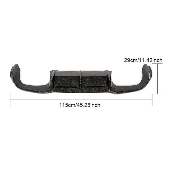 Задний Диффузор V3 (для F87 M2/M2C, Карбон) для BMW 2 серия F22/23 2014-2021 гг | Зображення 5
