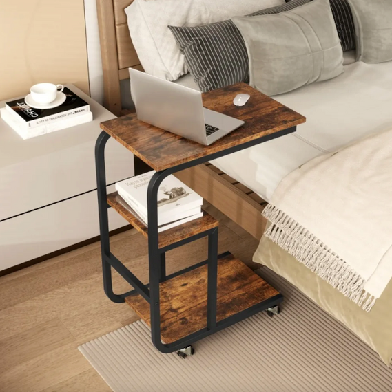 Журнальный столик приставной Costway Tavolino 2шт в стиле Loft | Зображення 3