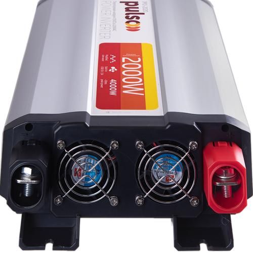 Перетворювач напруги PULSO/IMU-2020/12V-220V/2000W/USB-5VDC2.0A/мод.хвиля/клеми | Зображення 4