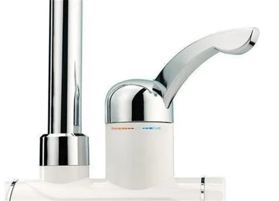 Проточний водонагрівач з LCD екраном , водонагрівач, кран