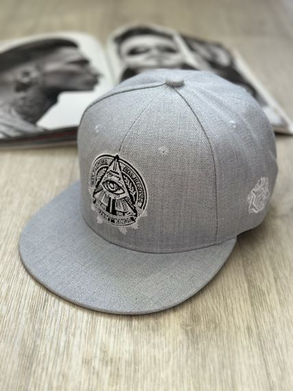 Кепка снепбек  (Snapback)  Уаджет око Гора Чорний 56-61р (9082) | Зображення 4