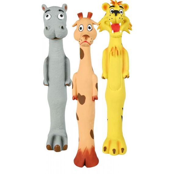 Іграшка Trixie Longies для собак Тварини-сафарі з пискавкою латекс 30-32 см | Зображення 1