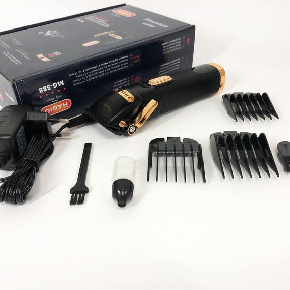 Машинка для стрижки Magio MG-588, Бритва тример для чоловіків, Машинка для стрижки голови | Зображення 6