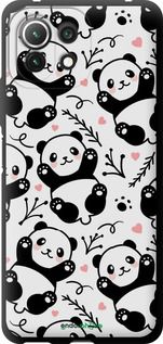 Чохол на Xiaomi Mi 11 Lite Панди "4318b-2281-2448"