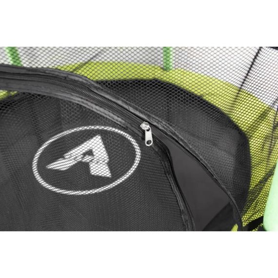 Батут дитячий Atleto 140 см із захисною сіткою для дому та дачі зелений 21000402 | Зображення 2