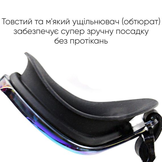 Очки для плавания Renvo Dande Уни Anti-fog Черный OSFM (2SG200-0110) | Зображення 1