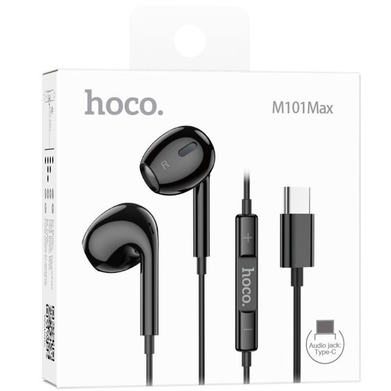 Стерео навушники Hoco M101 Max Type-C Black | Зображення 1