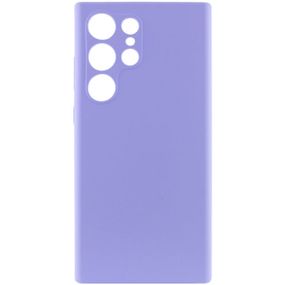 Чехол Silicone Cover Lakshmi Full Camera (AAA) для Samsung Galaxy S23 Ultra Сиреневый / Dasheen