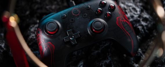 Геймпад 8bitdo Ultimate 2C Black Myth WuKong USB з ефектом Холла для Windows 10, 11, Android | Зображення 7