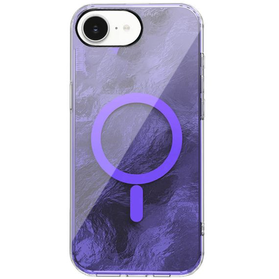 Чехол TPU Shiny Mountain (MagFit) для Apple iPhone 16e (6.1") Purple