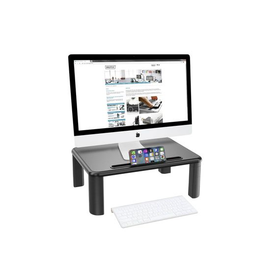 Подставка для монитора Digitus Ergonomic Monitor Riser, black (DA-90458) | Зображення 3