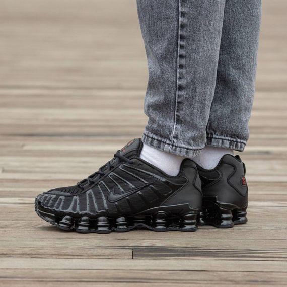 Кросівки весна-літо Nike Shox TL колір чорний | Зображення 1