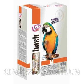 Полнорационный корм для крупных попугаев Lolo Pets 900 г LO-72700