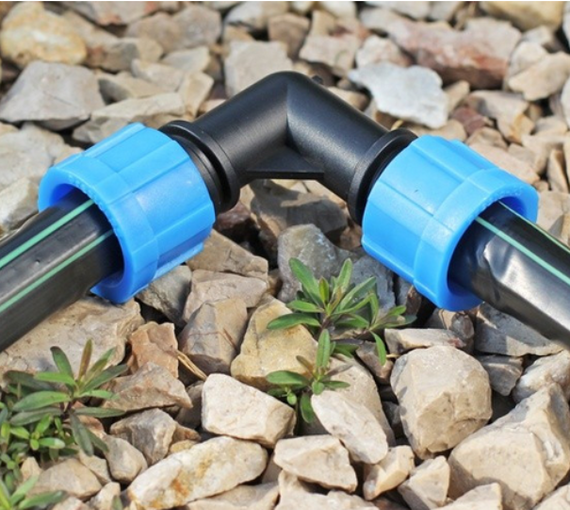 Колено зажимное для ленты капельного полива | Зображення 3