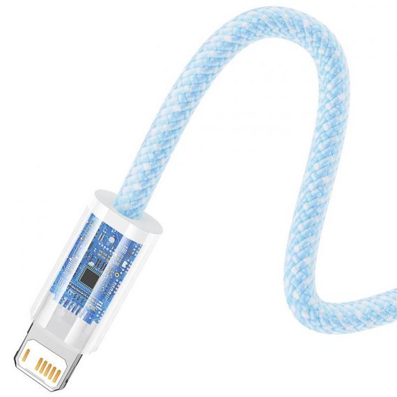 Дата кабель Baseus Dynamic Series USB to Lightning 2.4A (2m) (CALD00050) Blue | Зображення 3