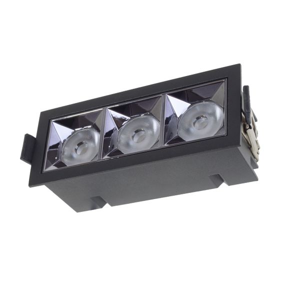 Светильник точечный LED HDL-DT 203/3*4W NW BK | Зображення 5