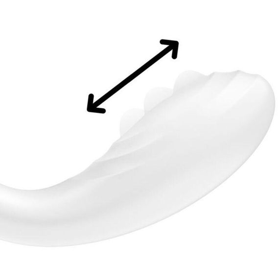 Вібратор із перлинною стимуляцією точки G Satisfyer Rrrolling Pleasure White | Зображення 1