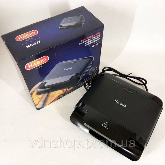 Притискна електробутербродниця MAGIO, Мультимейкер для бутербродів, Бутербродниця професійна ZO-11 | Зображення 8